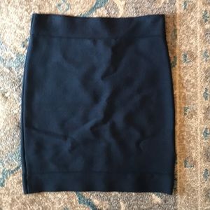 BCBG MAXAZRIA deep teal bodycon skirt